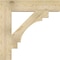 Ekena Millwork Merced Block Rough Sawn Bracket, Douglas Fir, 6"W x 32"D x 32"H BKT06X32X32MRC05RDF - alternate 2